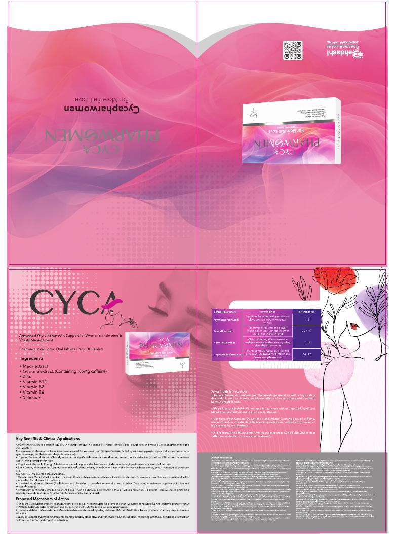 First page of the Cyca Pharma Plus brochure
