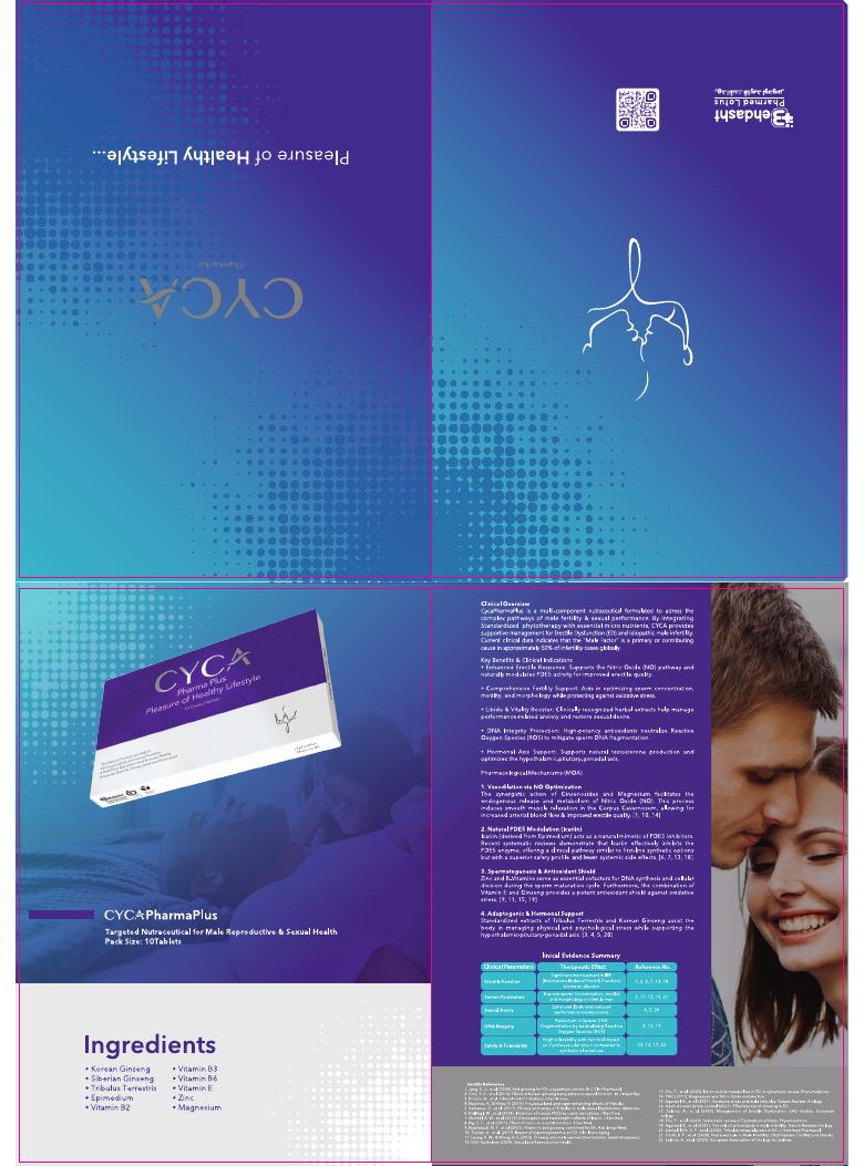 First page of the Cyca Pharwomen brochure