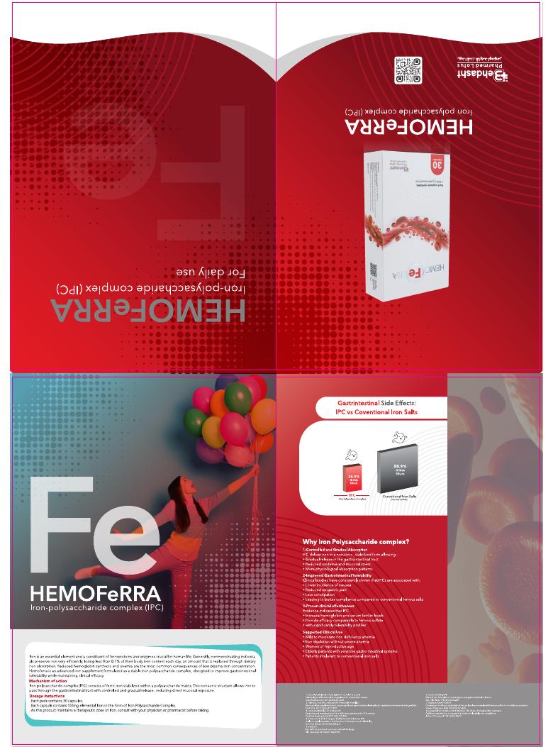 First page of the Hemoferra brochure